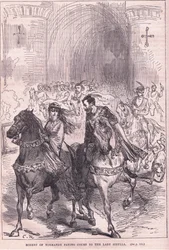 Robert von der Normandie wirbt um Lady Sibylla